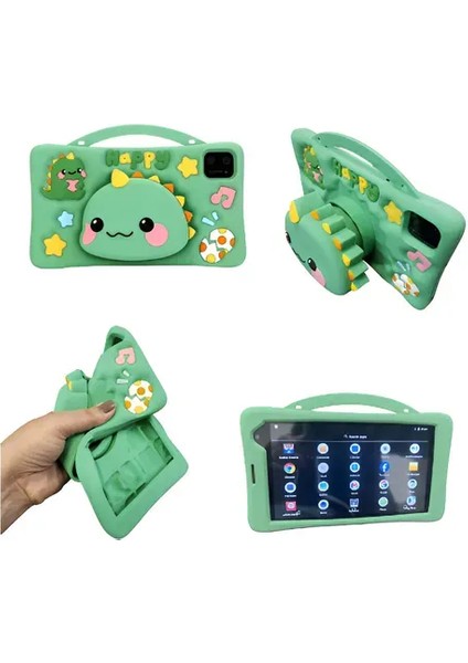 5g Wifi Android 13 Çocuk Tableti – Ön & Arka Kameralı, Eğitim ve Oyun Için Kılıflı Tablet Yeşil modelleri