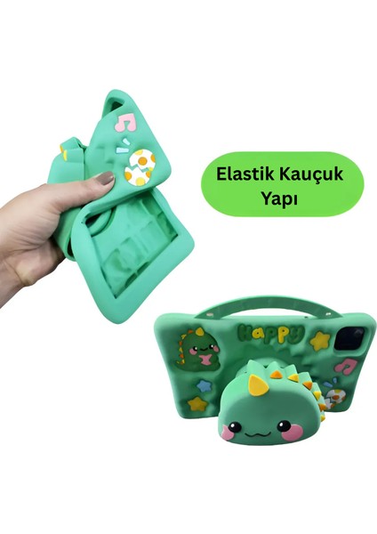 5g Wifi Android 13 Çocuk Tableti – Ön & Arka Kameralı, Eğitim ve Oyun Için Kılıflı Tablet Yeşil