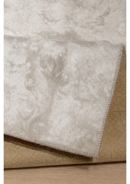 Krem Yumuşak Bubble Kaymaz Özel Taban Peluş Halı Yolluk fiyatları