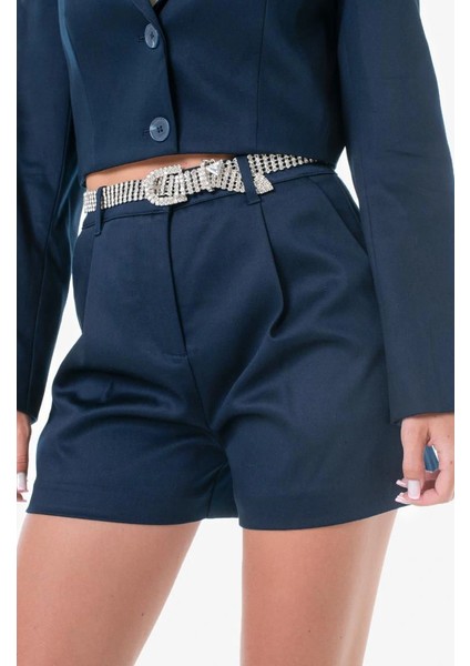 Apolline Kadın Lacivert Relaxed Fit Şort W5YD13WHG92-G7V2 modelleri