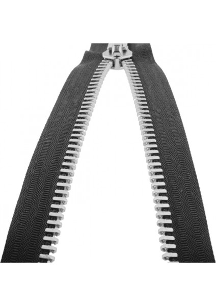 Demir Dişli Çanta Fermuarı En 3 cm Gri