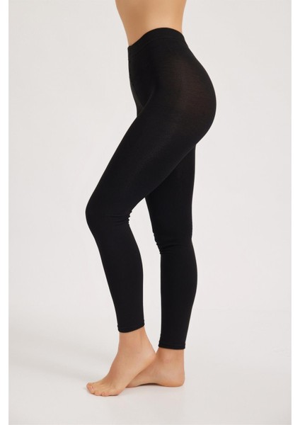 Şardonlu Kadın Ayaksız Külotlu Çorap Siyah fiyatları