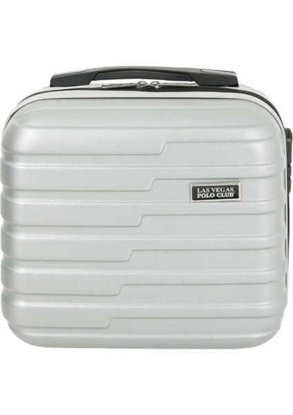 Gri Renkli Şifreli Kırılmaz Abs Makyaj Çantası El Valizi