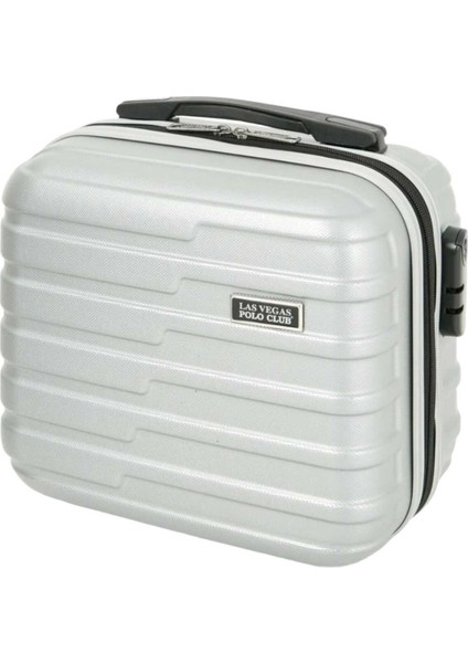 Gri Renkli Şifreli Kırılmaz Abs Makyaj Çantası El Valizi