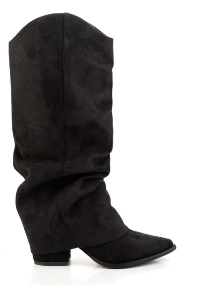 Siyah Kadın Bot & Bootie K03606060472