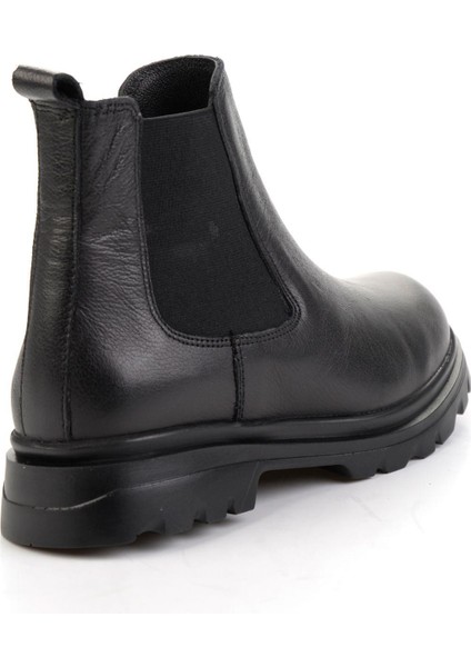 Siyah Hakiki Deri Kadın Bot & Bootie K02645012403 modelleri