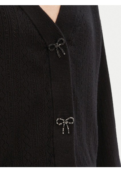 Lyla Kadın Siyah Triko Hırka W5YR01Z2ZK2-JBLK fırsatları