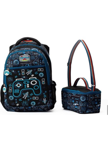 My Polo Erkek Çocuk Okul Çantası Örümcek Adam Desenli Beslenme Çantalı