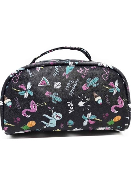 Şık Siyah Çok Amaçlı Seyahat ve Bakım Çantası modelleri