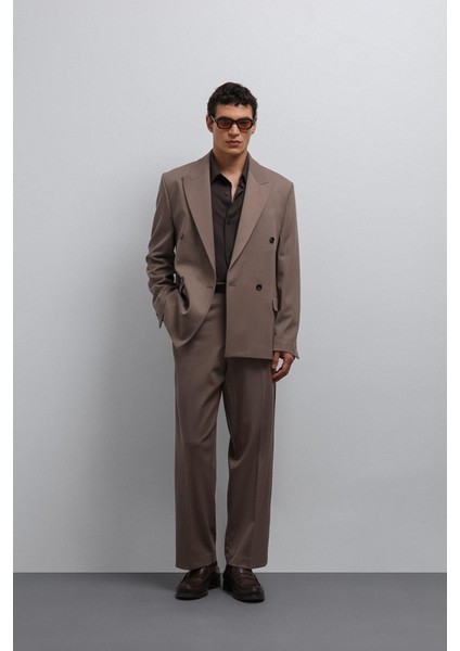 Vizon Relax Fit Kruvaze Erkek Blazer Ceket fiyatları