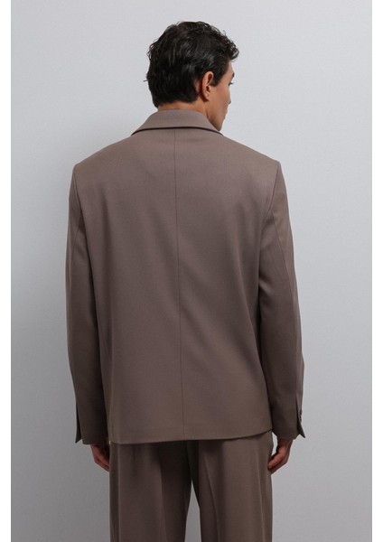 Vizon Relax Fit Kruvaze Erkek Blazer Ceket indirimleri