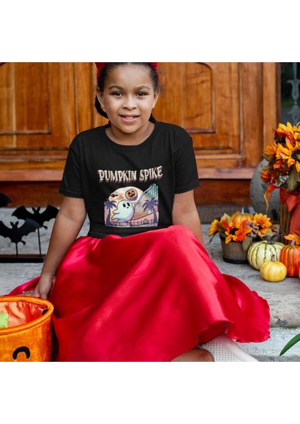 Ghost Runner Voleybol Çocuk Tişört – Spor & Cadılar Bayramı Koleksiyonu