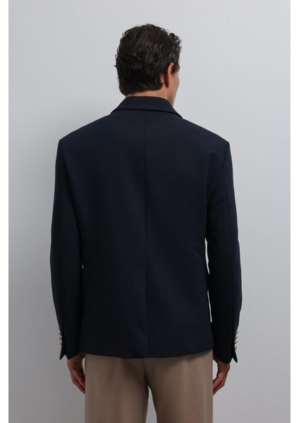 Lacivert Kruvaze Erkek Blazer Ceket fırsatları