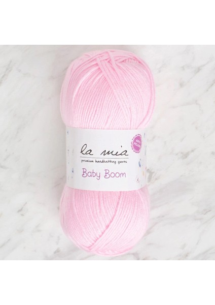 La Mia Baby Boom Bebe Pembe El Örgü Ipi - 782 - 34119