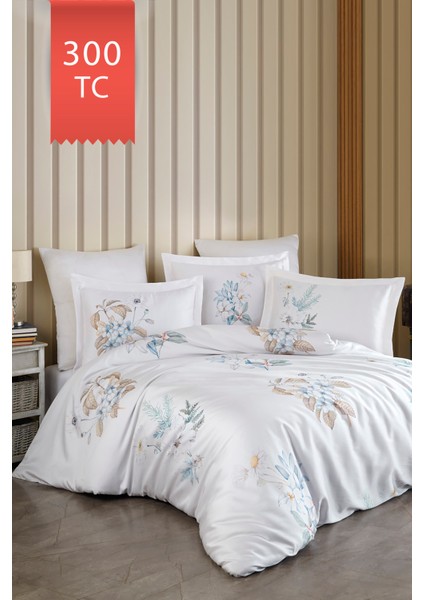Royal Saten Tek Kişilik 300TC Nevresim Takımı - Alessa