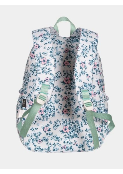 Çiçek Desenli Okul Çantası – Mavi Beyaz, Çok Gözlü, Peluş Anahtarlıklı modelleri