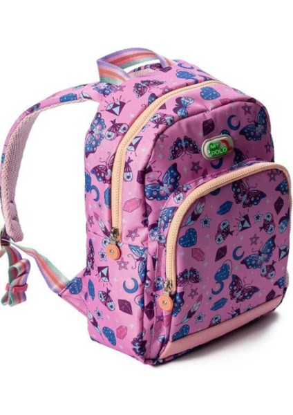 Kelebek Desenli Çocuk Okul Çantası – Pembe, Su Itici ve Hafif fiyatları