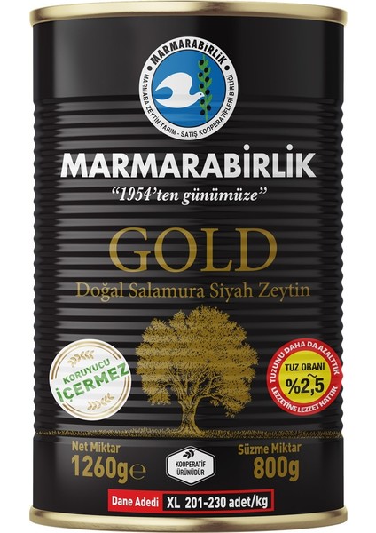 Gold Xl Salamura Teneke Zeytin 800 gr x 4 Adet fiyatları