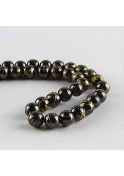 Sepetim Çizgili Hematit Taşı 8 Mm-Sarı