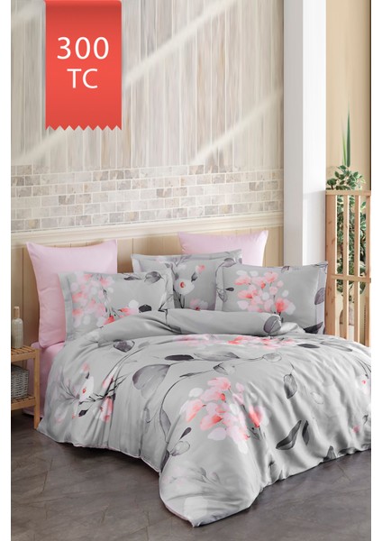 Royal Saten King Size (Battal Boy) 300TC Nevresim Takımı - Maria