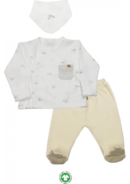 Bistyle 3lü Zıbın Takım Lıttle Koala 13109 Gri