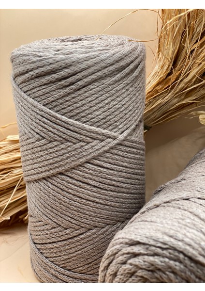 2`li Paket Premium %100 Koton Makrome Ipi (500 GRAM-310 Metre) 2 mm Çanta Ipi Supla Ipi 1.kalite fiyatları