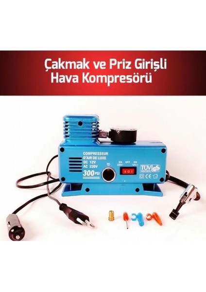 220 Volt-12 Volt 250 Psi Geniş Uygulama Yelpazesi Kompresör Lastik Hava Şişirme Oto Pompası fiyatları