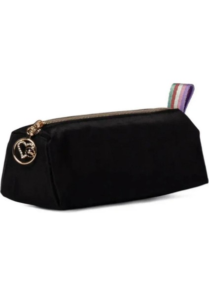 Patch Detaylı Çocuk Okul Çanta Seti – Ayıcık Anahtarlıklı, 2’li (Sırt Çantası + Kalemlik)