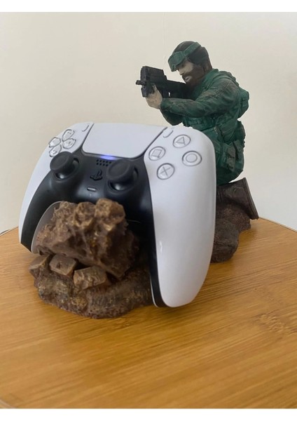 Playstation Joystick Standı Kol Tutucu -Asker Figürlü
