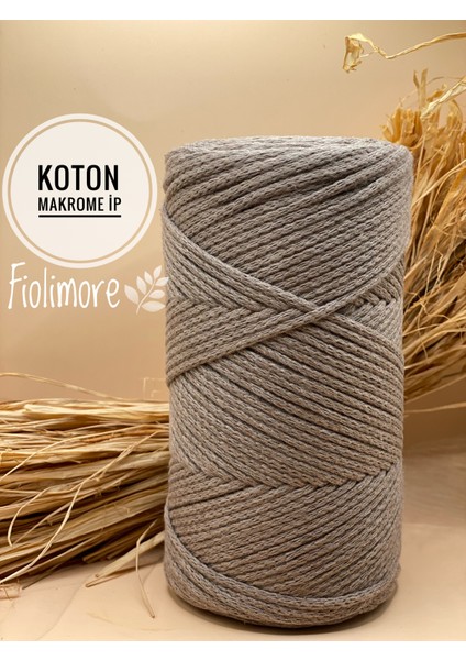 Premium %100 Koton Makrome Ipi (250 GRAM-155 Metre) 2 mm Çanta Ipi Supla Ipi 1.kalite