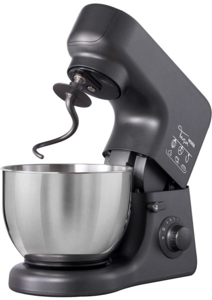Güçlü 1000W Siyah Stand Mikser, Çırpma, Karıştırma ve Yoğurma Fonksiyonları modelleri