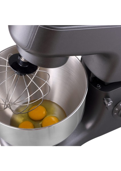Güçlü 1000W Siyah Stand Mikser, Çırpma, Karıştırma ve Yoğurma Fonksiyonları