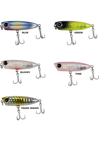 Baby Walk 4,5cm 3,5gr Top Water Suni Yem Blue