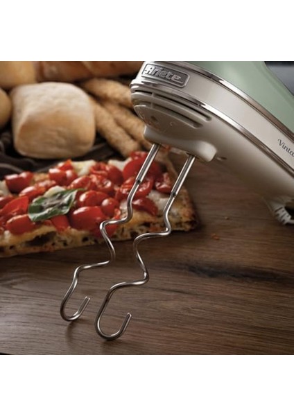 Yeşil Vintage El Mikseri, 450W, 5 Hız, Çırpma ve Yoğurma Başlıkları fiyatları