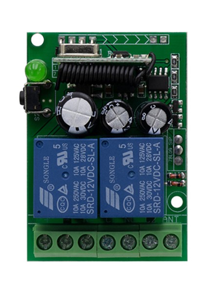 2 Kanal 433 Mhz Kumanda Alıcısı 12V fiyatları