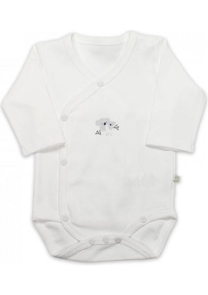 Bistyle Kruvaze Body Uzun Kol Lıttle Koala 17113 Gri