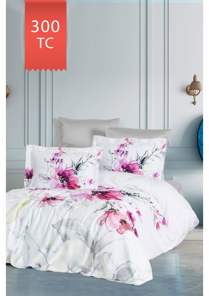 Royal Saten 300TC Nevresim Takımı (Çift Nevresimli) Family Size - Verona fiyatları