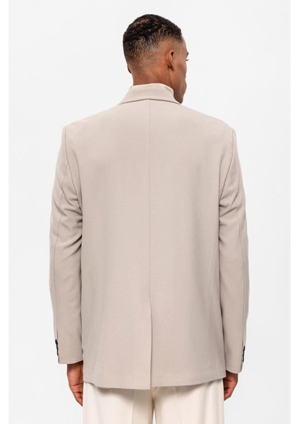 Açık Bej Torba Cepli Kruvaze Erkek Blazer Ceket indirimleri