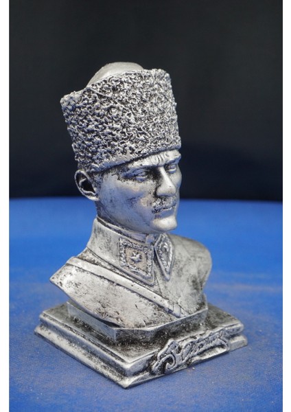 Mustafa Kemal Atatürk Büstü Heykel Biblo – Özel Tasarım Ofis Aksesuar Ev Dekor Hediyelik (16 Cm) fiyatları