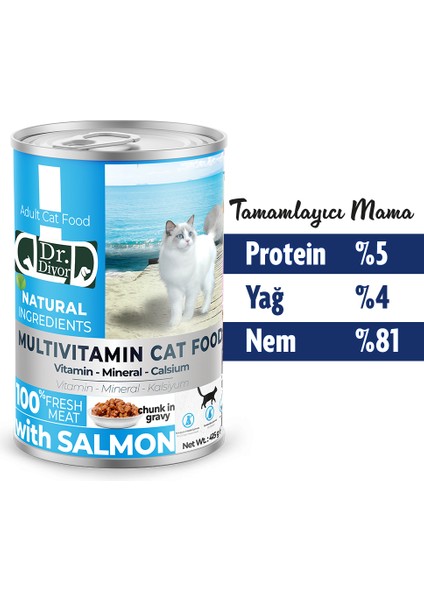 Dr. Diyor Somonlu Yetişkin Kedi 12 Adet fiyatları