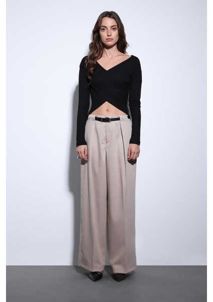 Siyah Kruvaze Kadın Bluz fiyatları