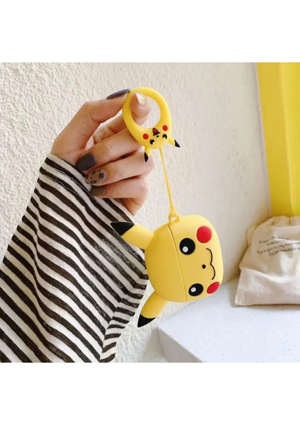Airpods Pro 3. Nesil Uyumlu Pikachu Karakter Silikon Koruma Kılıf ( 2025 ) modelleri