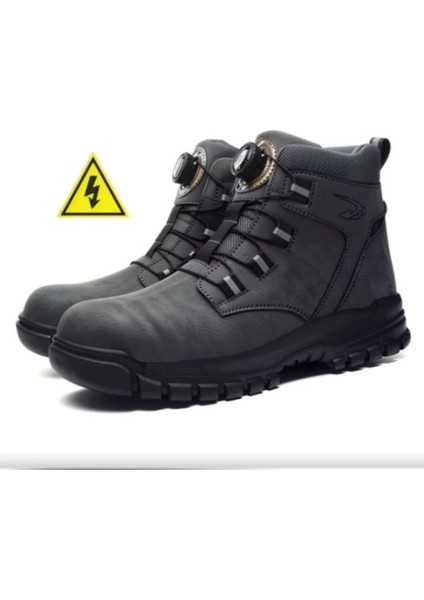 Kompozit Burun Ultra Hafif Iş Güvenlik Botu Otomatik Bağcık Delinmez Kevlar Su Geçirmez Bot