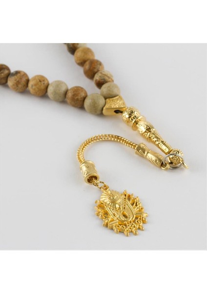 Sepetim Jasper Doğaltaş Tesbih 8 Mm-Kahverengi fiyatları