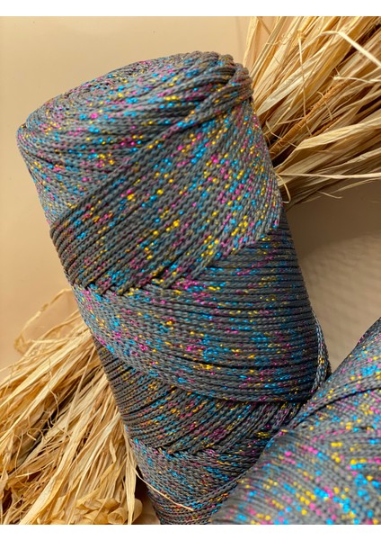 2'li Premium Simli Polyester Makrome Ip 2 mm (400 GRAM-460 M) Supla Çanta Örgü Ipi 1.kalite fiyatları