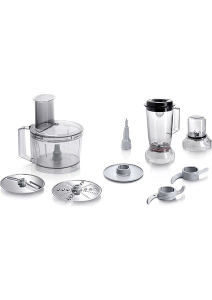 3'ü Bir Arada Hamur Yoğurma Blender Öğütücü 800 W Siyah Renk