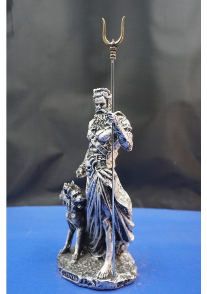 Mitolojik Kahraman Antik Yunan Ölüler Tanrısı Hades Heykel Biblo – Ev Dekor Hediyelik Aksesuar 25 cm fiyatları