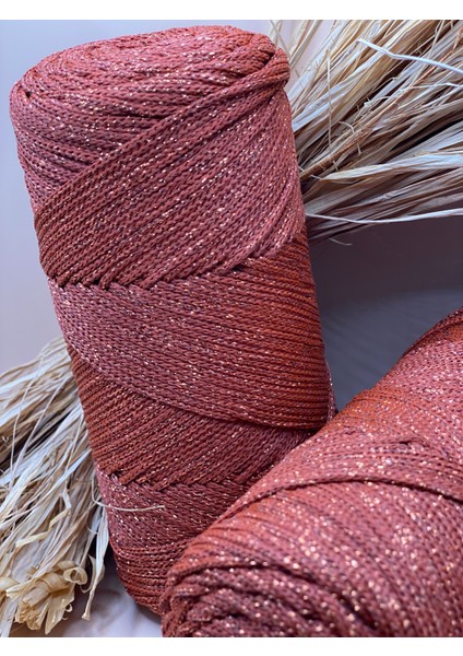 2'li Premium Simli Polyester Makrome Ip 2 mm (400 GRAM-460 M) Supla Çanta Örgü Ipi 1.kalite fiyatları