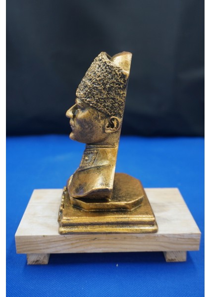 Mustafa Kemal Atatürk Büstü Heykel Biblo – Özel Tasarım ( 16 Cm) Ofis Aksesuarı, Ev Dekor, Hediyelik fiyatları
