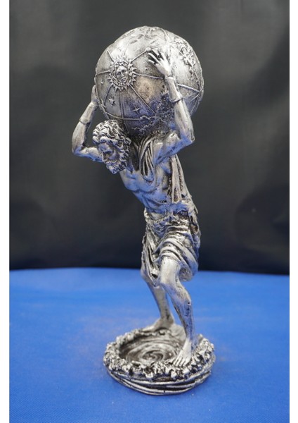 Atlas Biblo Güçlü ve Etkileyici Tasarım: 30 cm Atlas Özel Tasarım Heykel Ev Dekor Hediyelik Aksesuar fiyatları